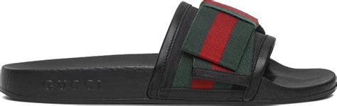 Gucci Wmns Satin Slide 'Web Bow' 